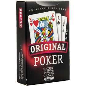 HRA Karty Poker 54 listů papírová krabička *SPOLEČENSKÉ HRY*