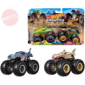 MATTEL HOT WHEELS Auto Monster Trucks set 2ks velká kola demoliční duo