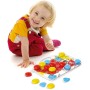 QUERCETTI Hra Baby Pixel Junior mozaika velké kloboučky se stojánkem cestovní
