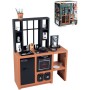 SMOBY Kuchyňka Loft moderní dětské kuchyňské studio s nádobím a doplňky