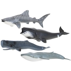 Zvířátko mořské 23-28cm plastová figurka zvířátko ryba 4 druhy