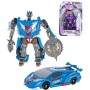Auto závodní/bojový robot s transformací 2v1 transrobot s přeměnou 2 barvy
