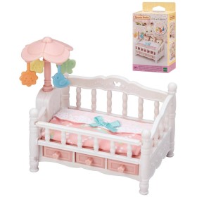 Sylvanian Families postýlka s kolotočem pro trojčata nábytek doplněk k herním sadám