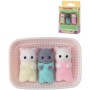 Sylvanian Families Perské kočky trojčata v košíku set 3 figurky v krabici