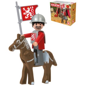 EFKO IGRÁČEK Karel IV. Loučeň herní set figurka se zbrojí a koněm