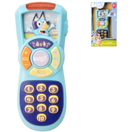BLUEY Dálkové baby ovládání TV na baterie Světlo Zvuk