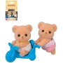 Sylvanian Families dvojčata sušenkoví medvídci set 2 figurky s motorkou