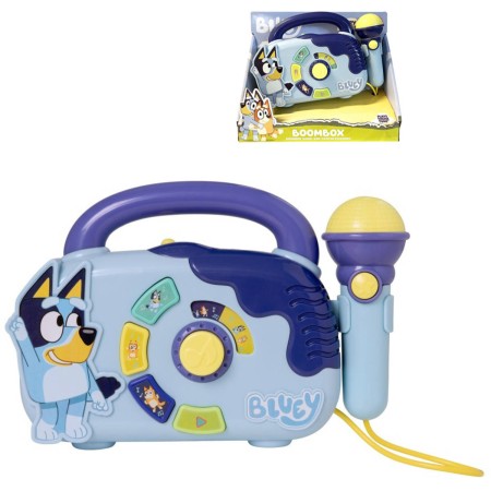 BLUEY Boombox baby hudební systém na baterie Světlo Zvuk