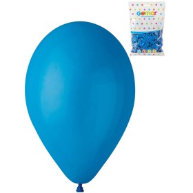 GEMAR Balónek nafukovací 26cm Pastelový MODRÝ 1ks