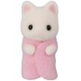 Sylvanian Families květinová kočičí trojčata set 3 figurky s kočárkem