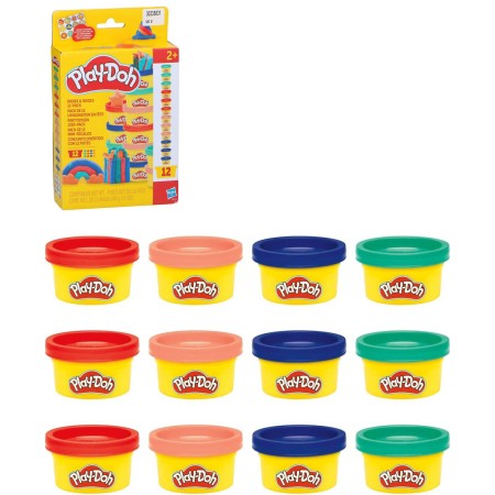 HASBRO PLAY-DOH Modelína baby barevná set 12 kelímků 340g