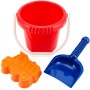 LORI 213 Kyblík na písek set s lopatkou a bábovičkou 3 barvy