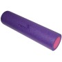 MERCO Válec masážní 60x15cm fitness roller pěnový fialovo-růžový