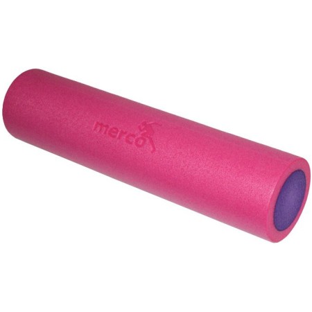 MERCO Válec masážní 90x15cm fitness roller pěnový růžovo-fialový