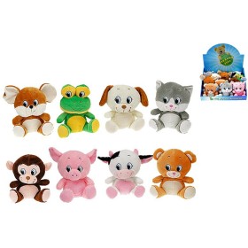 PLYŠ  Zvířátka 8 druhů 15 cm sedící *PLYŠOVÉ HRAČKY*
