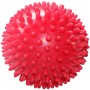 MERCO Míček masážní rehabilitační ježek 9cm s bodlinkami soft červený