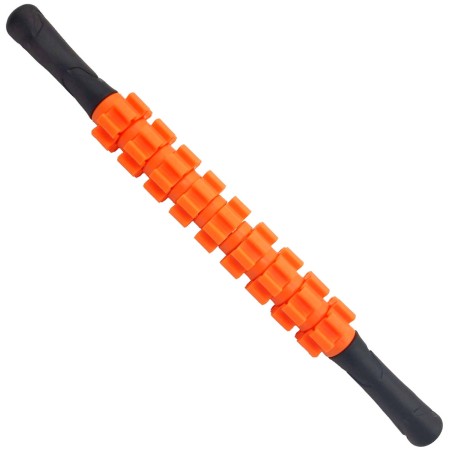 MERCO Tyč masážní rehabilitační 47,5cm roller na uvolnění svalů oranžový