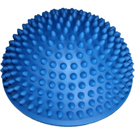 MERCO Masážní balanční foot podložka 16cm rehabilitační ježek modrý