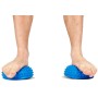 MERCO Masážní balanční foot podložka 16cm rehabilitační ježek modrý