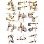MERCO Míč FitGym overball 75cm fialový fitness gymball rehabilitační