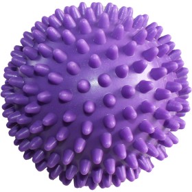 MERCO Míček masážní rehabilitační ježek 9cm s bodlinkami soft fialový