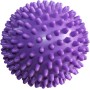 MERCO Míček masážní rehabilitační ježek 9cm s bodlinkami soft fialový