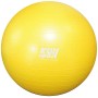 KUBISPORT Míč gymnastický žlutý 85cm fitness balon rehabilitační do 150kg