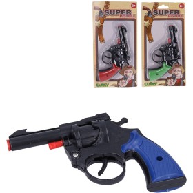 Kolt na kapsle 8 ran dětská plastová pistole kapslovka 3 barvy