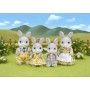 Sylvanian Families rodina šedých králíků set 4 figurky v krabici