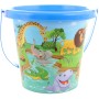 Pískový set kyblík 15cm s formičkou a 2 nástroji Safari sada na písek 4ks