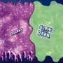SES CREATIVE Sliz třpytivý svítící ve tmě fosforeskuje set 2x 120g