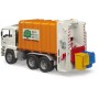 BRUDER 02772 Auto MAN TGA popeláři bílo-oranžové funkční model 1:16 plast
