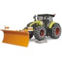 BRUDER 03018 Traktor Claas Axion 950 se sněhovými řetězy a radlicí