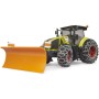 BRUDER 03018 Traktor Claas Axion 950 se sněhovými řetězy a radlicí
