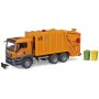 BRUDER 03760 Auto popelářské MAN TGS popeláři set se 2 popelnicemi
