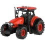 Traktor Zetor červený set s vlekem na setrvačník na baterie Světlo Zvuk