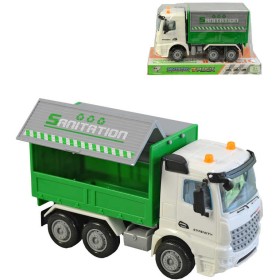 Auto pracovní popelářské plastové 16cm volný chod
