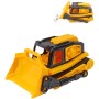 Auto buldozer žlutý volný chod funkční stavební stroj na písek