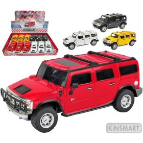 KINSMART Auto model 1:40 HUMMER H2 SUV kov PB 12cm 4 barvy