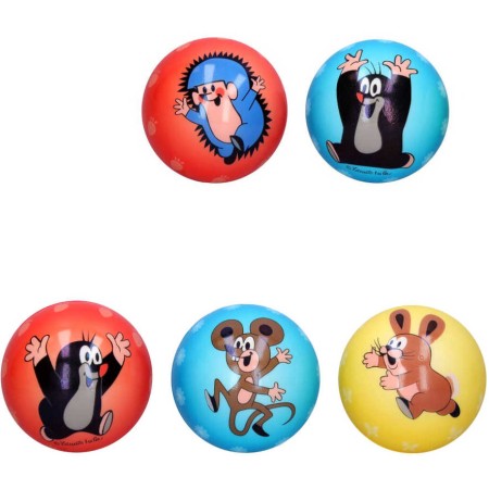 KRTEK (Krteček) Míček 10cm soft balonek pěnový 3 barvy