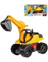 LENA Auto Bagr Giga Trucks žluto-černý plast 80cm na písek v krabici