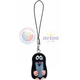 DETOA Klíčenka (přívěsek) Krteček mini * DŘEVĚNÉ HRAČKY *