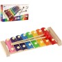 DŘEVO Xylofon dětský + 2 paličky 8 kláves *HUDEBNÍ NÁSTROJE*