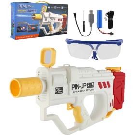 Pistole dětská set vodní blaster na vodu + ochranné brýle na baterie Zvuk USB