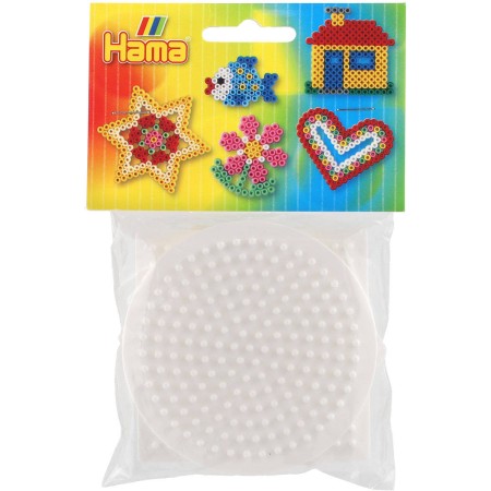 HAMA Midi podložka na zažehlovací korálky kruh + čtverec + šestiúhelník set 3ks