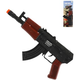 Samopal vojenský dětská army zbraň jiskřící na setrvačník plast