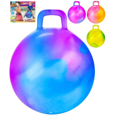 Míč dětský gymnastický skákací 45cm nafukovací hopsadlo s úchytem 4 barvy