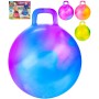 Míč dětský gymnastický skákací 45cm nafukovací hopsadlo s úchytem 4 barvy