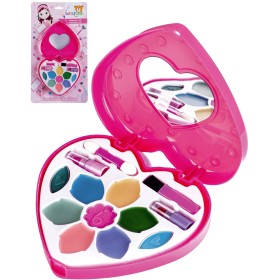 Make-up Beauted dětská sada líčidel šminky se zrcátkem paletka srdce