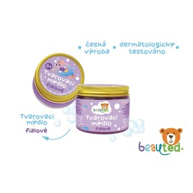 Mýdlo tvarovací fialové beauted v uzavíratelné dóze